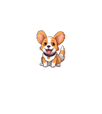  Aranyos Pembroke Welsh Corgi  minta fehér/piros pólón