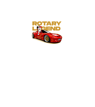 Mazda RX-7 - Rotary Legend minta fekete pólón
