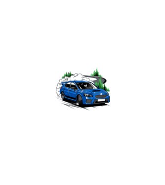 Subaru Impreza WRX STi minta fekete pólón