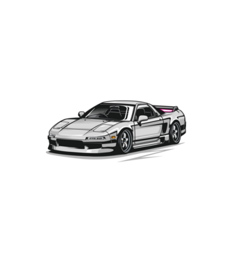 Honda NSX minta homokszín pólón