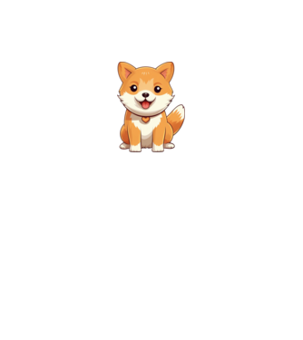 Aranyos kiskutya - Shiba Inu  minta királykék pólón