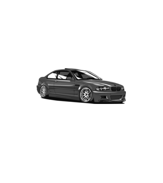 BMW M3 E46 Coupe  minta fehér/piros pólón