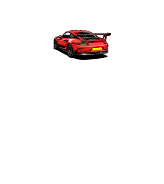 Porsche 911 GT3 minta fekete pólón