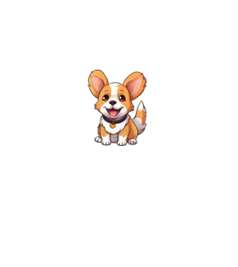  Aranyos Pembroke Welsh Corgi  minta fehér pólón