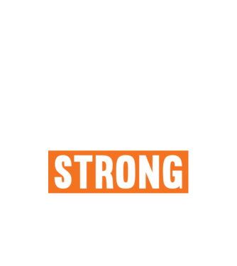 Sore Today Strong Tomorrow minta fehér pólón