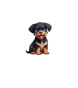 Aranyos kiskutya - Rottweiler  minta világos rózsaszín pólón