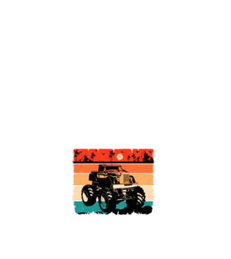 Monster Truck  minta fehér pólón