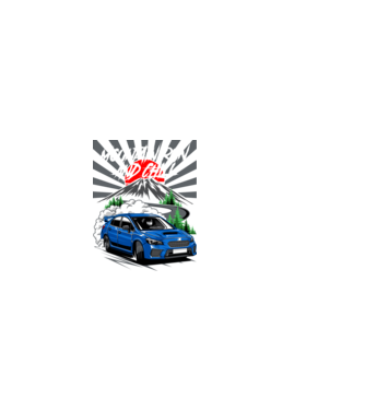 Subaru Impreza WRX  minta sötétkék pólón