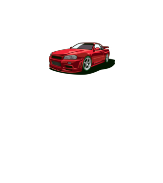 Nissan Skyline GTR minta fehér pólón