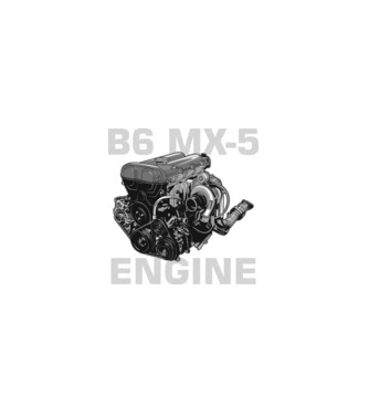 Mazda B6 MX-5 Engine (motor)_2 minta fekete pólón