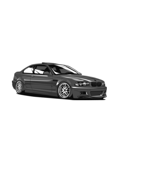 BMW M3 E46 Coupe  minta fekete pólón