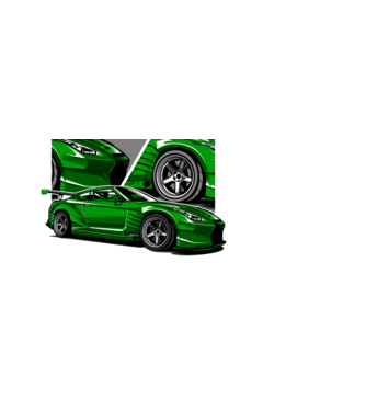 Nissan GT-R  minta fekete pólón