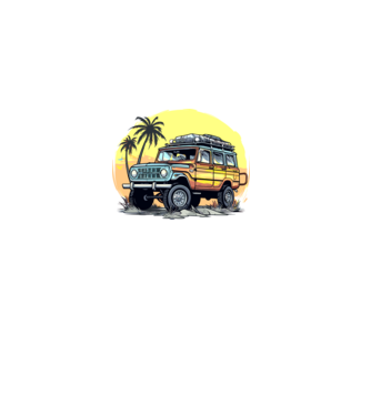 Jeep minta fekete pólón