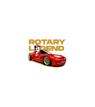 Mazda RX-7 - Rotary Legend minta homokszín pólón