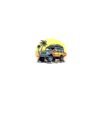 Jeep minta fekete pólón