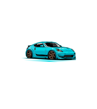 Nissan 370Z minta fekete pólón