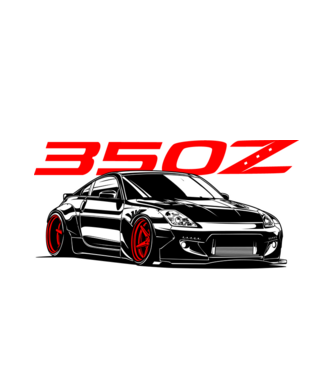 Nissan 350Z minta fehér pólón