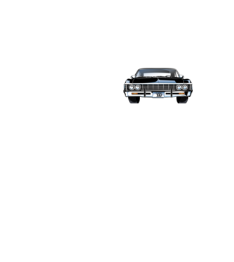 Chevrolet Impala 1967 minta neonsárga pólón