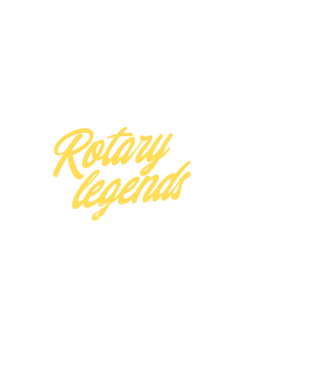 Mazda RX - Rotary Legends Cars minta fekete pólón