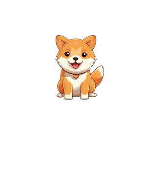 Aranyos kiskutya - Shiba Inu  minta dusty pink pólón