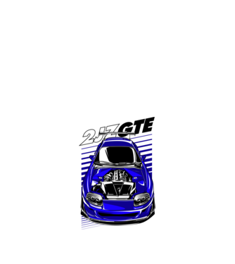 Toyota Supra 2JZ-GTE minta fehér pólón
