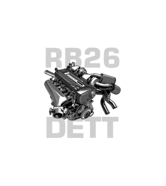 Nissan RB26DETT Engine (motor)_2 minta fehér pólón