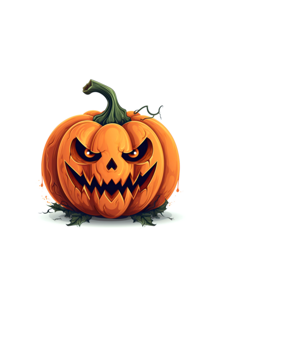 Halloween tök minta fekete pólón