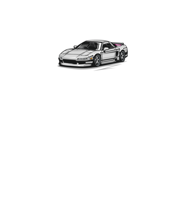 Honda NSX minta fekete pólón