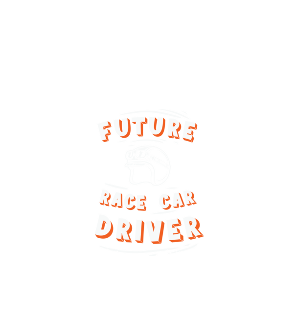 Future race car driver - Leendő autóversenyző minta fekete pólón