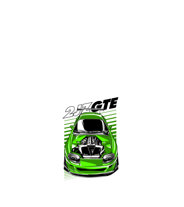 Toyota Supra 2JZ-GTE minta fehér pólón