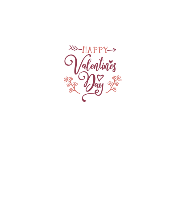 Happy Valentine's Day - Boldog Valentin-napot! minta fekete pólón