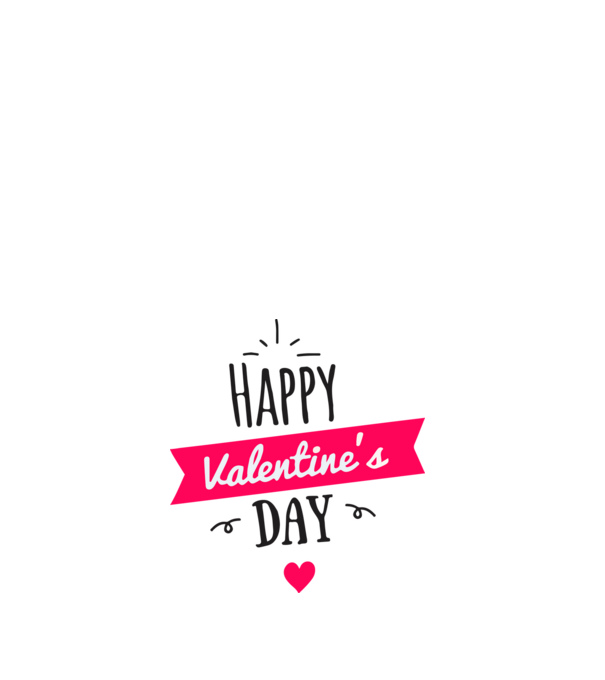 Boldog Valentin-napot - Happy Valentines Day! minta fehér pólón