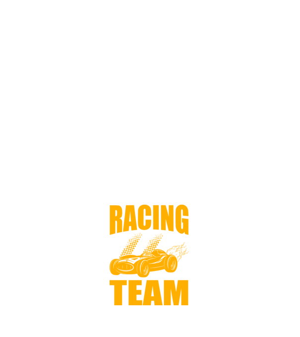 Racing Team - Versenycsapat minta fehér pólón