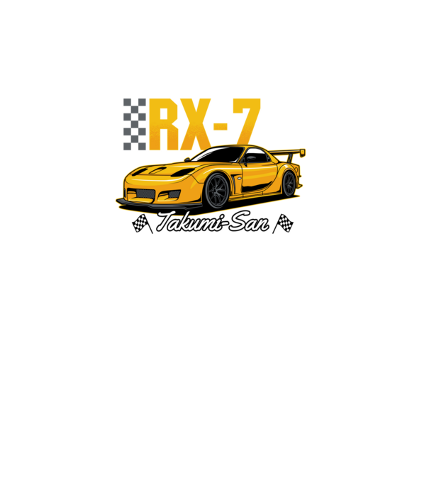 Mazda RX-7 minta türkiz pólón