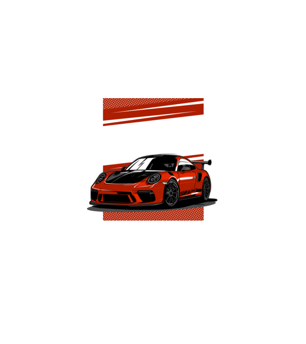 Porsche 911 GT3 minta fekete pólón
