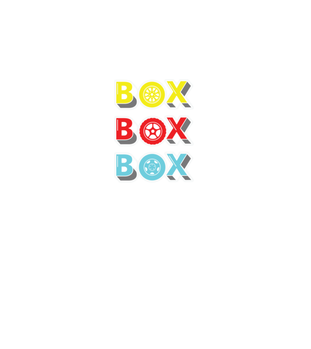 Box - (Forma 1 - Autóverseny) minta fekete pólón
