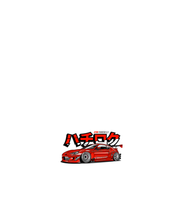 Toyota GT86 - Pandem Kit minta sötétkék pólón