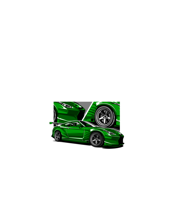 Nissan GT-R minta fehér pólón