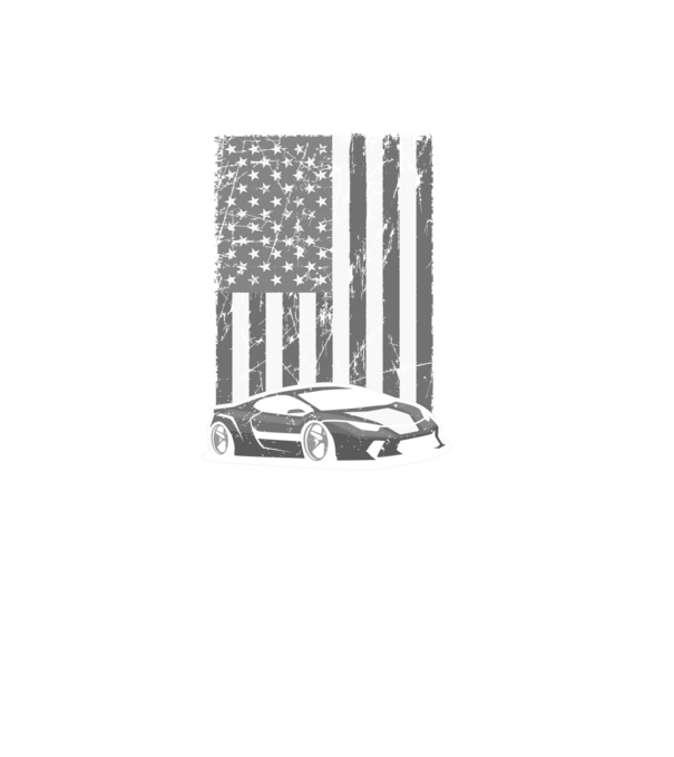 Amerikai autó minta fekete pólón