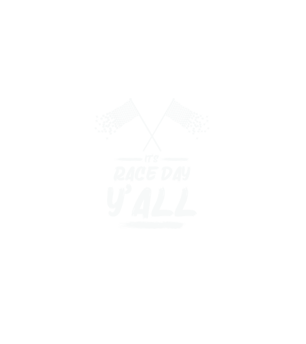 It's race day y'all - Versenynap van! minta szürke pólón