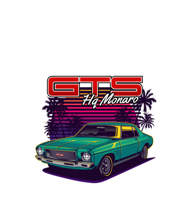Holden Monaro GTS minta fehér pólón