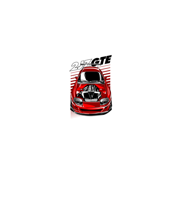 Toyota Supra 2JZ-GTE minta fehér pólón