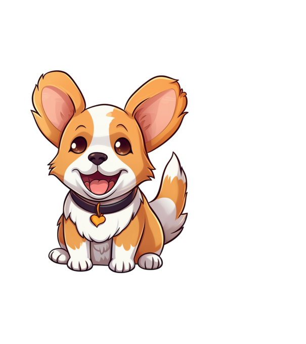 Aranyos Pembroke Welsh Corgi minta fehér pólón