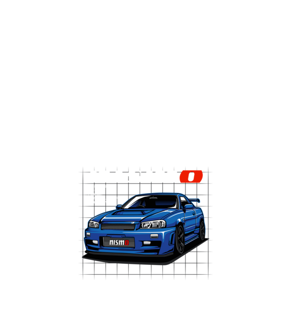 Nissan Skyline Nismo minta fehér pólón