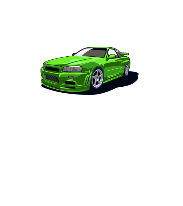 Nissan Skyline GTR minta fehér pólón
