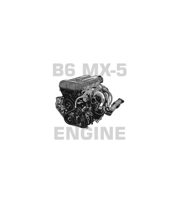 Mazda B6 MX-5 Engine (motor)_2 minta fekete pólón