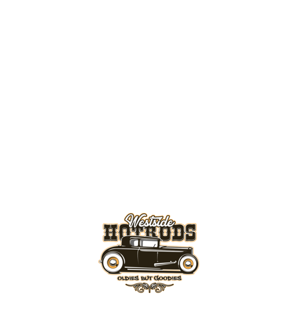 Westside Hot Rods - Oldies But Goodies minta sötétkék pólón