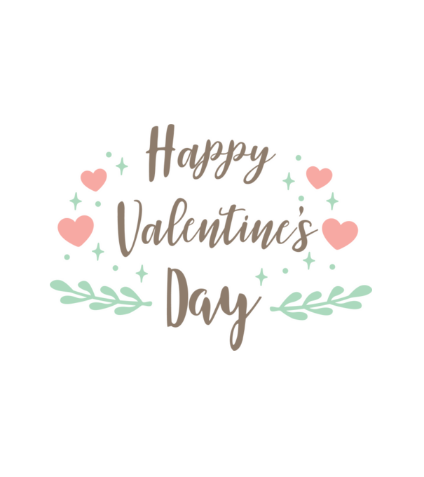 Boldog Valentin-napot - Happy Valentines Day! minta fehér pólón