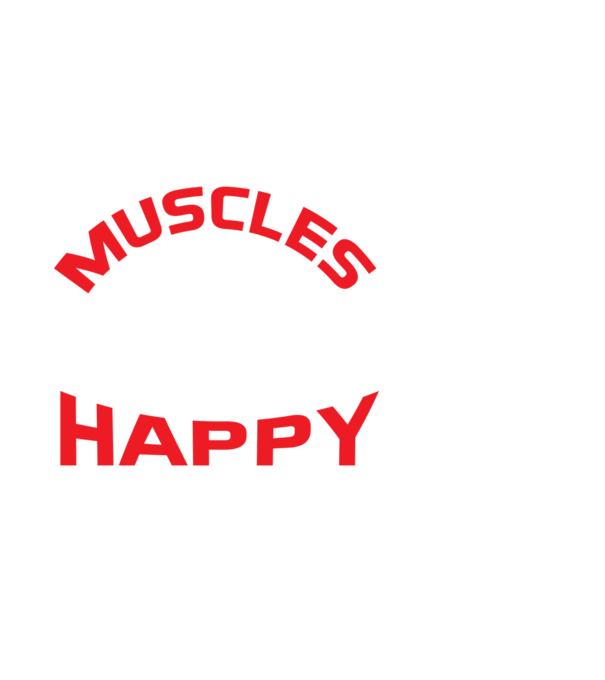 Sore muscles happy pain - Fájó izmok, boldog fájdalom minta fekete pólón