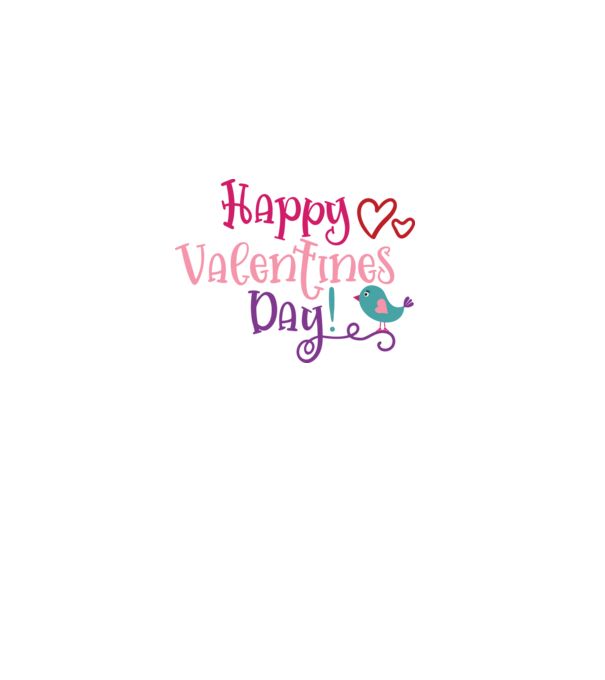 Boldog Valentin-napot - Happy Valentines Day! minta fekete pólón